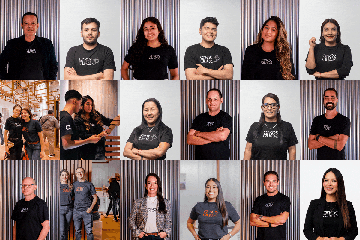 Equipe Arkos Brasil e Colômbia